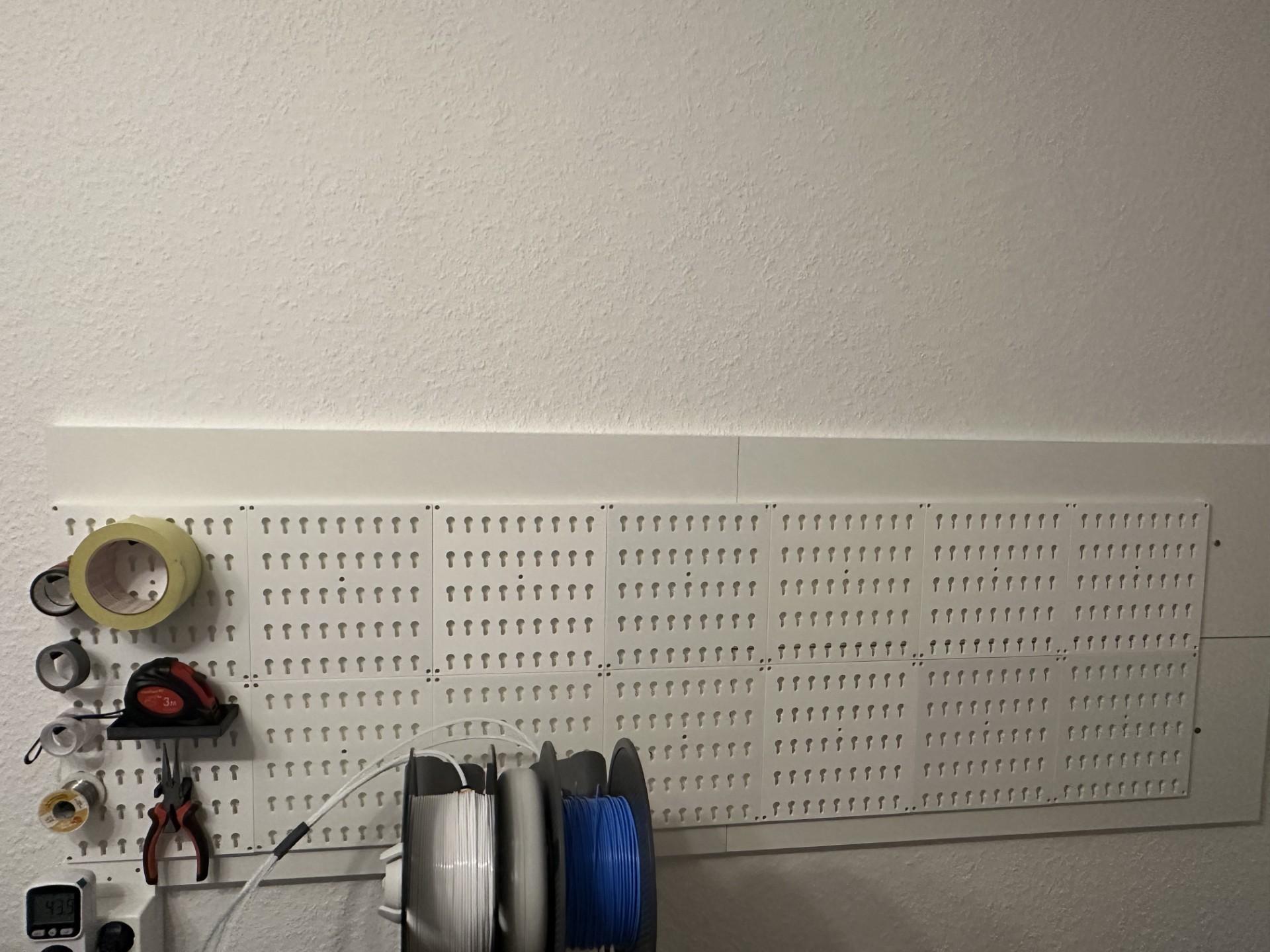 3D-gedrucktes Lochwand-Panel-System mit Werkzeugen und Filamentspulen – 3D-Druck von 3D Druck Drong aus Espelkamp